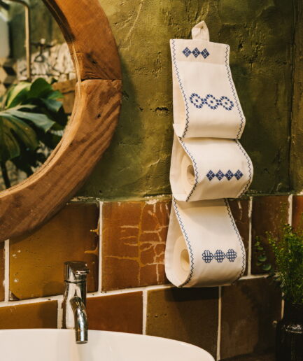 Blue - Toilet Roll Hanger